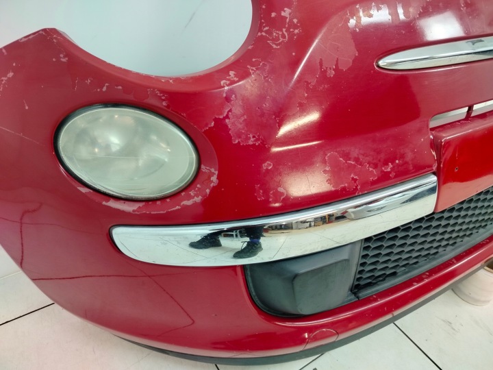 фото №7, Fiat 500 07r- бампер перед передний 111