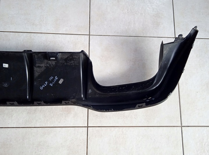 фото №8, Спойлер бампера зад дифузор накладка vw golf viii 8 r-line 5h6
