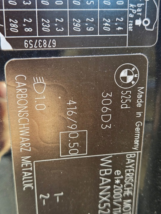 фото №10, Крышка багажника bmw e60 416/9