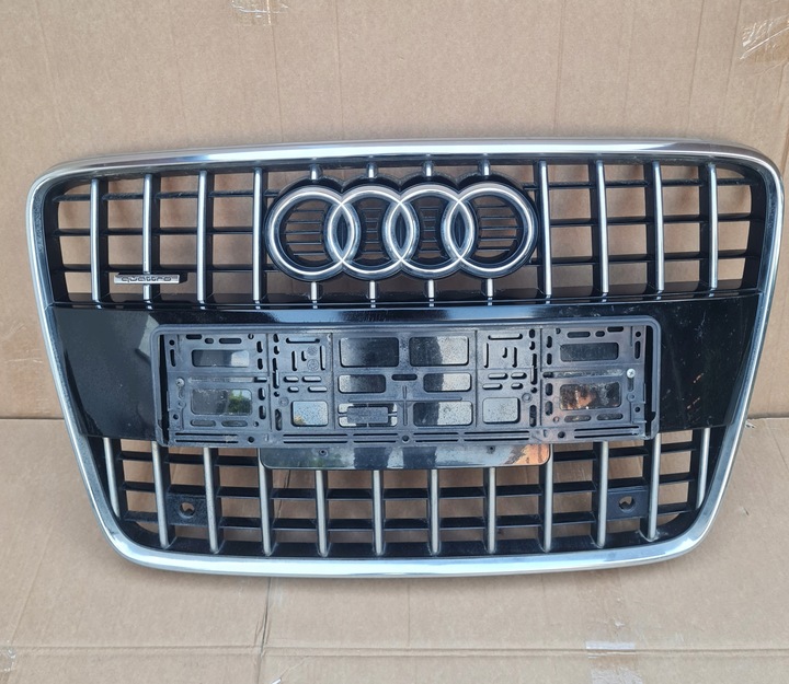 фото №1, Решітка радіатора решітка бампера audi q7 4l s line тінь line чорний