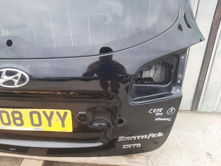 фото №10, Кришка скло зад hyundai santa fe santa-fe ii роки 2006-2009 колір eb