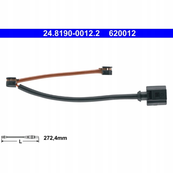 фото №14, Датчик зносу гальмівні колодки audi q7 06-15 272,4mm