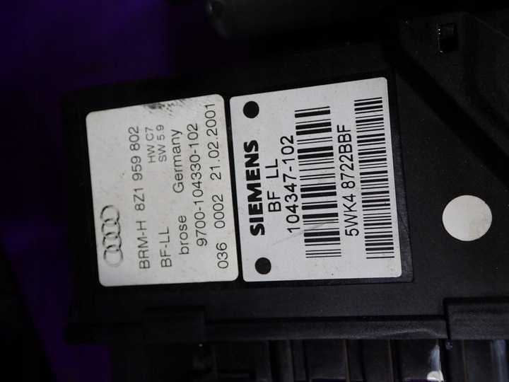 фото №4, Audi a2 hb 5d 99-05 подъемник стекла перед правые 8z1959802