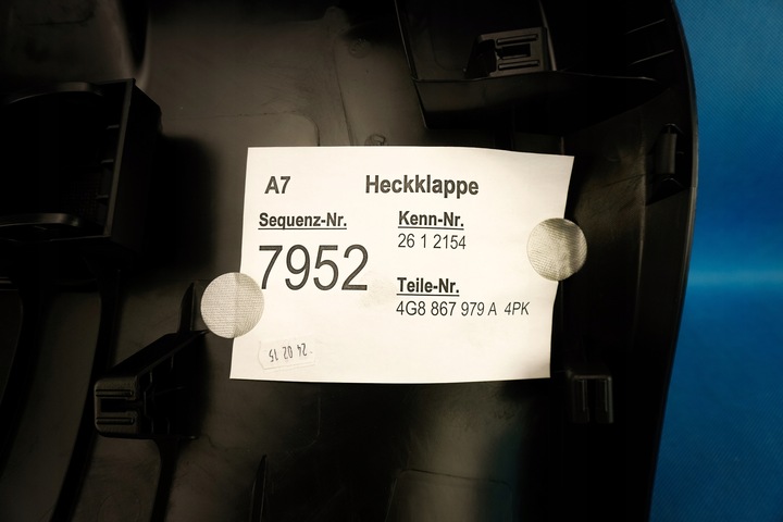 фото №9, Обивка крышки багажника audi a7 s7 rs7 4g8 4g8867979a
