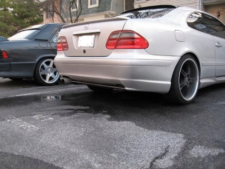 фото №8, Mercedes clk w208 спойлер спойлер na кришка багажника підкладка!