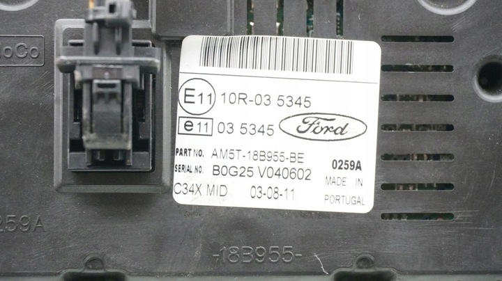 фото №5, Дисплей экран радио ford focus mk3 am5t-18b955-be