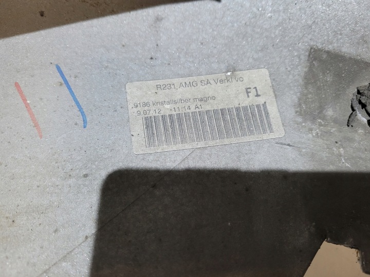 фото №12, Бампер перед mercedes sl 231 amg распылитель pdc