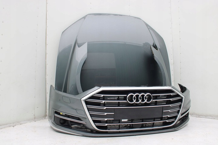 фото №11, Audi a8 4n d5 перед matrix капот крылья бампер pas переднее лампы усилитель