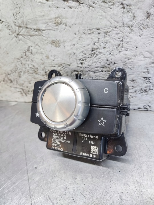 фото №8, Mercedes e w212 рестайлінг ручка idrive a2129007619