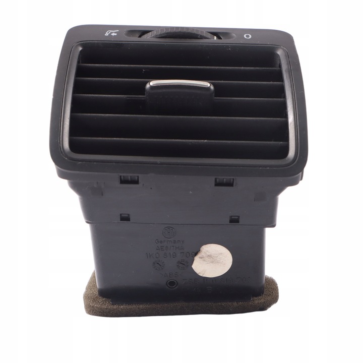 фото №9, Volkswagen golf 1k mk5 решітка повітропровід панелі розподільчої ліва 1k0819703d