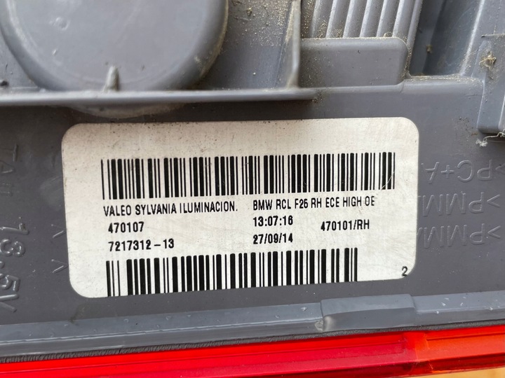 фото №7, Bmw x3 f25 лампи задні комплект європейські