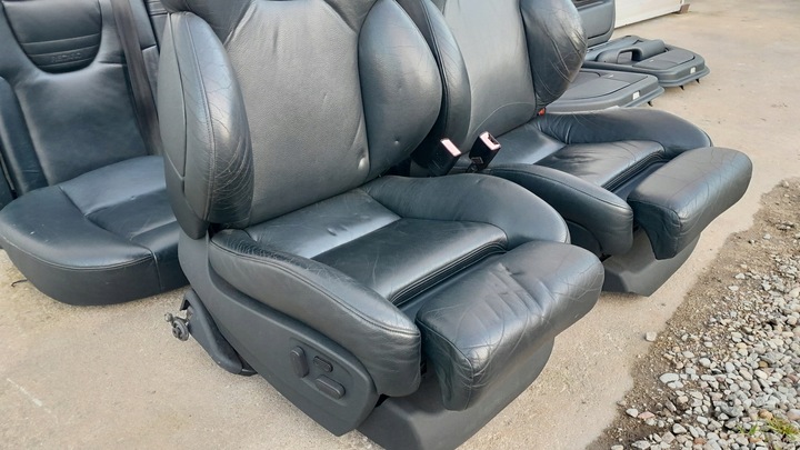 фото №12, Сиденья recaro кожаные w pełnej elektryce кожа подогрев перед+ зад audi a6 c5