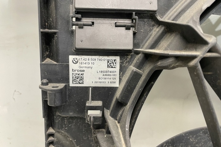 фото №7, Вентилятор радіатор bmw 5 f10 8509740 2.0l дизель 135kw 2010