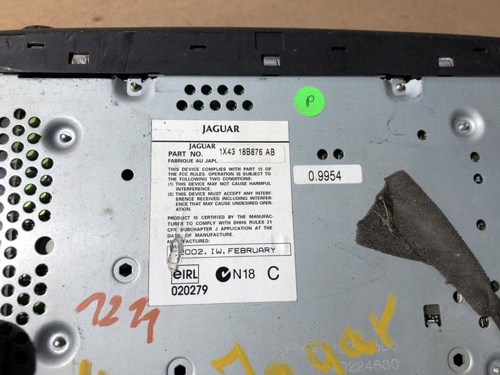 фото №9, Радио cd jaguar x-type 1x4318b876ab