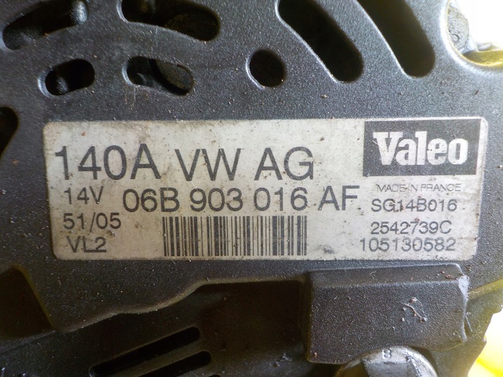 фото №6, Audi a4 b7 exeo 2.0 tfsi 08r 200km bwe генератор 06b903016af