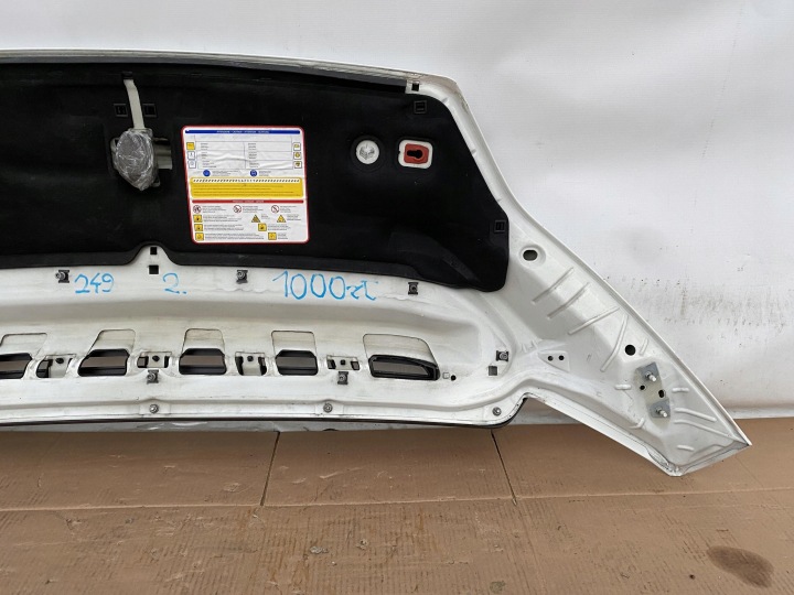 фото №11, Ducato boxer jumper рестайлинг 14- капот крышка двигателя белая цвет 249