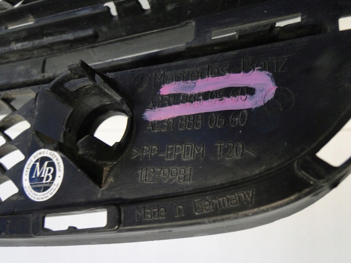 фото №9, Mercedes sl r231 231 передній рестайлінг решітка радіатора решітка решітка бампера 63 amg