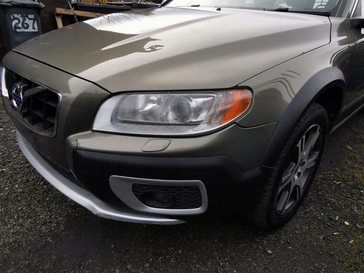 фото №16, Volvo xc70 ii 07-16 бампер переднее перед комплектный pod радар цвет 493