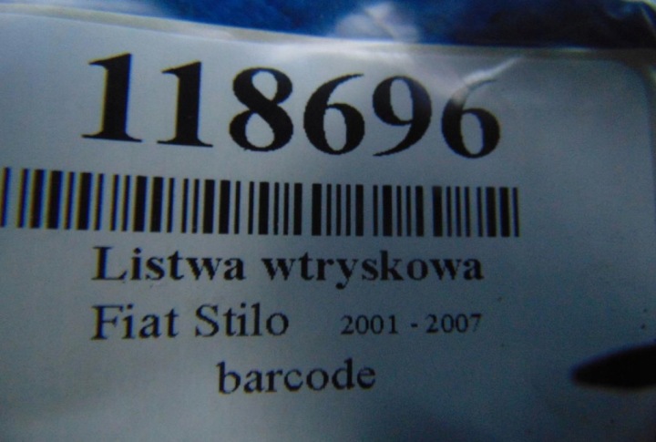 фото №6, Fiat stilo 1.2 8v бензин паливна рейка  0280151