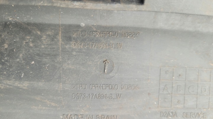 фото №9, Ford mondeo mk5 універсал накладка бампера зад спойлер спойлер // 1894