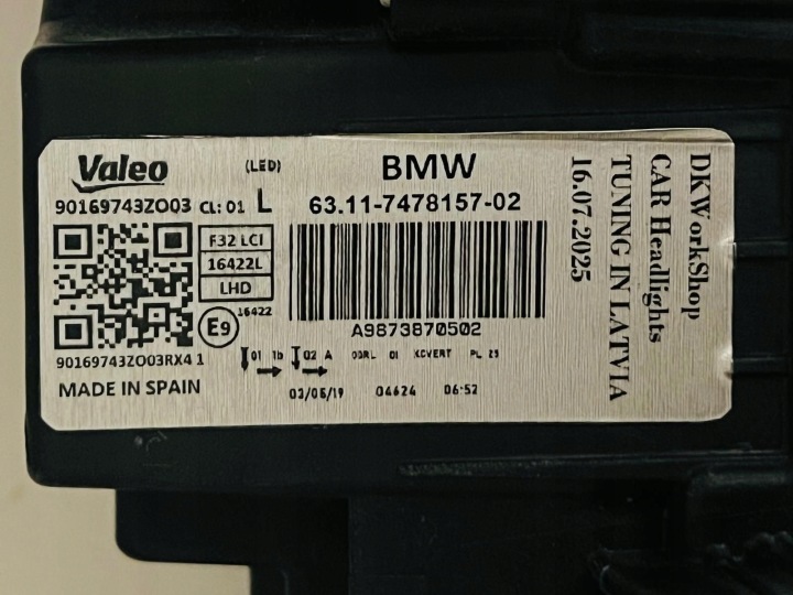 фото №15, Bmw 4 f32 f33 2018 з спереди лампы передние / комплект