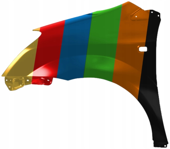 фото №1, Крыло левый do toyota corolla verso 04-09 8p4