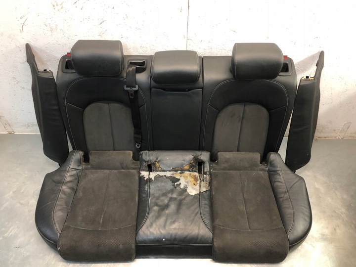 фото №9, A6 c7 s line сиденья ковши кожа+ алькантара подогрев комплект