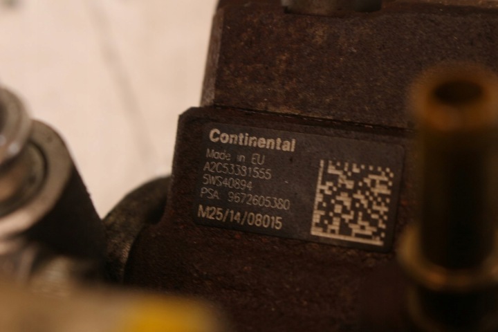 фото №6, Насос паливна рейка  9672605380 citroen c4 picasso ii 1.6 e-hdi