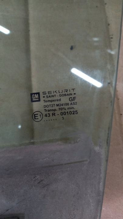 фото №2, Скло ліва перед opel vectra 43r-001025