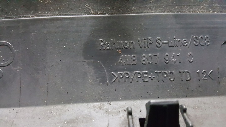 фото №10, Накладка бампера дифузор зад задня audi q8 s-line 18r- 4m8807941c