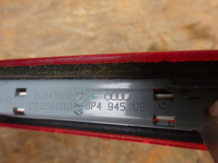 фото №5, Audi a3 8p 8p4 5d 04-12 sportback третє світло сплав 8p4945097c