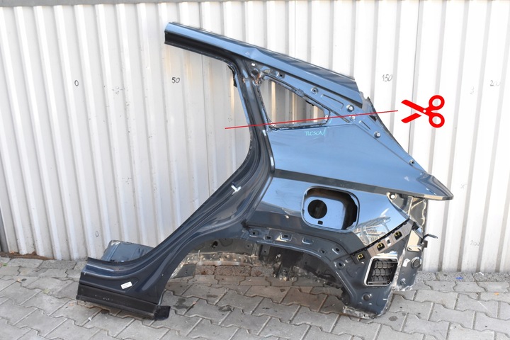 фото №1, Крило лівий зад поріг стійка hyundai tucson iv nx4 2023