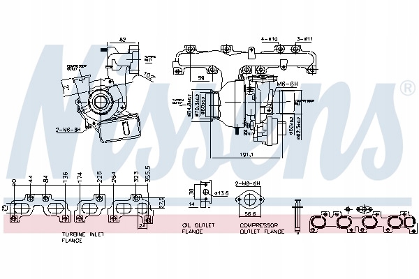 фото №10, Турбонагнетатель nissens 93348 pl dystrybucja