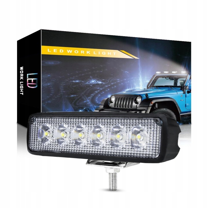фото №15, 2x 18w фары рабочее led, планки świetlne do автомобилей легковых