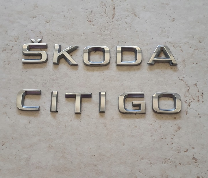 фото №1, Значок эмблема зад skoda citigo 2017 eu