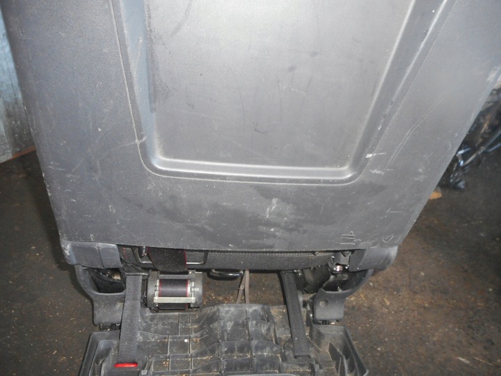 фото №8, Renault espace iv рестайлинг сиденье задний зад полукожа красная nić