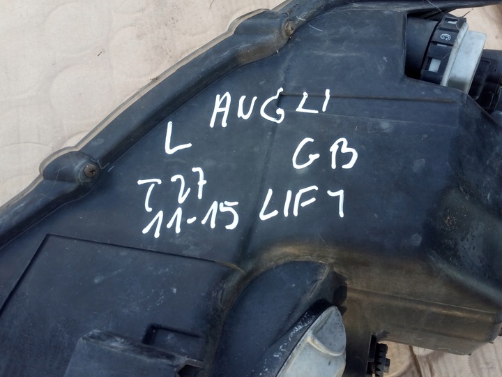 фото №7, Toyota avensis t27 12-15 рестайлинг лампа левая перед англичанин комплектная