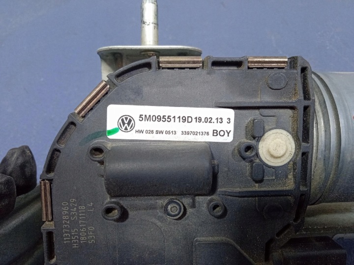 фото №7, Vw golf v plus 04-09 механізм двигунчик двірник ліве 5m0955023g