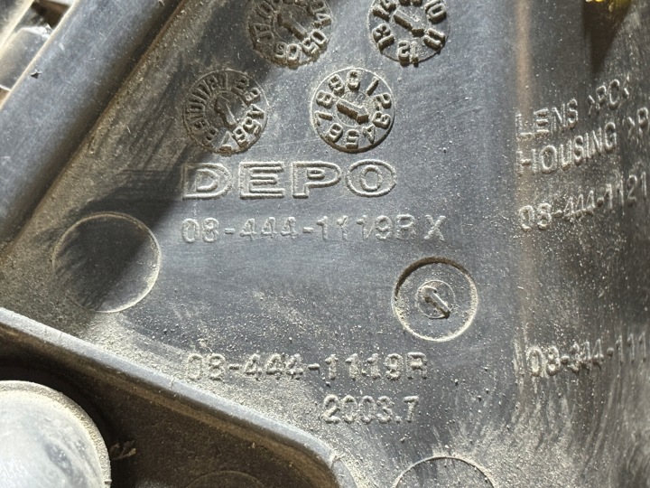 фото №9, Фара правая передняя правое перед bmw 5 e39 ксенон angel глаза depo 444-1119r