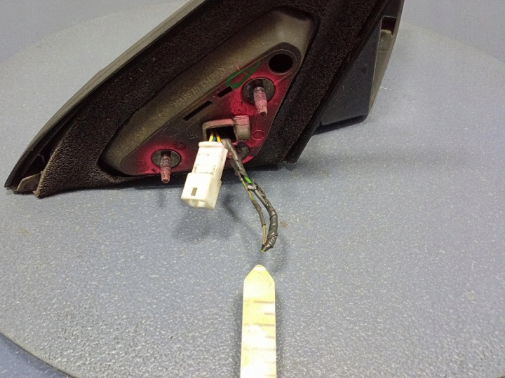 фото №6, Nissan altima iv l32 зеркало правое 5 pin 4112-35018-01 kh3 супер чёрный