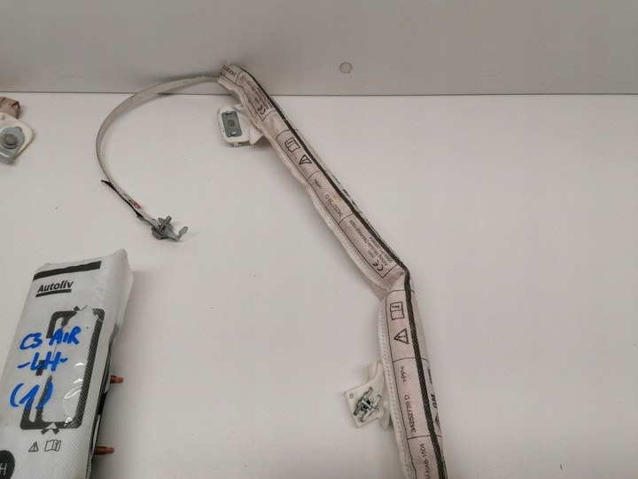 фото №7, Citroen c3 aircross шторка ліва подушка сидіння подушка безпеки оригінал 2017-