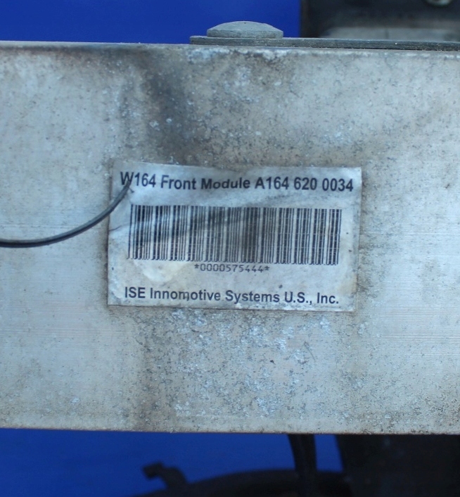 фото №11, Передня панель підсилювач лобове балка бампера окуляри mercedes ml w164 lif