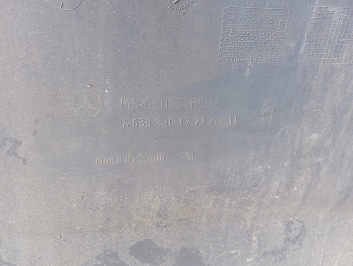 фото №10, Mercedes vito ii 2 w639 бампер зад задній a6398800371