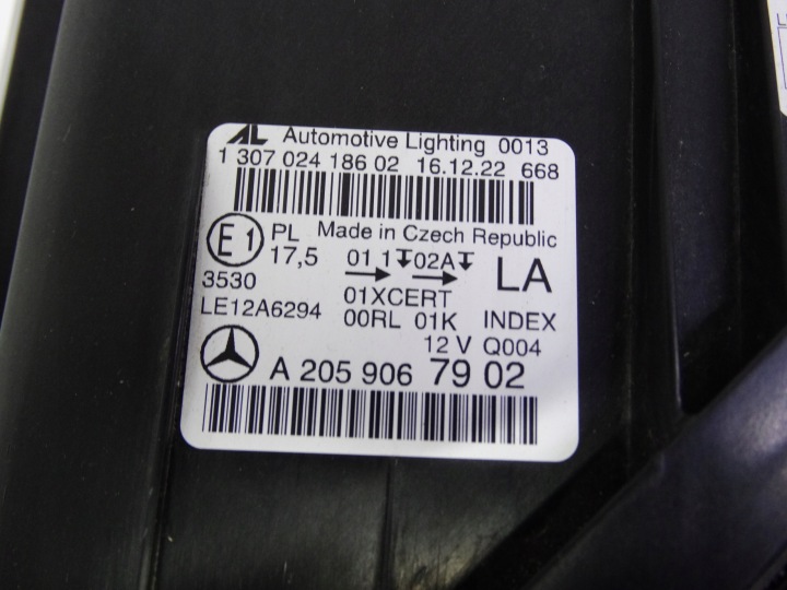 фото №16, Mercedes c-klasa w205 2014-2018 фара ліва ils led a2059067902 оригінальна
