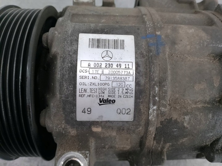 фото №8, Насос, компрессор кондиционера mercedes w204 a0022304911 z0005773a 1.8 b