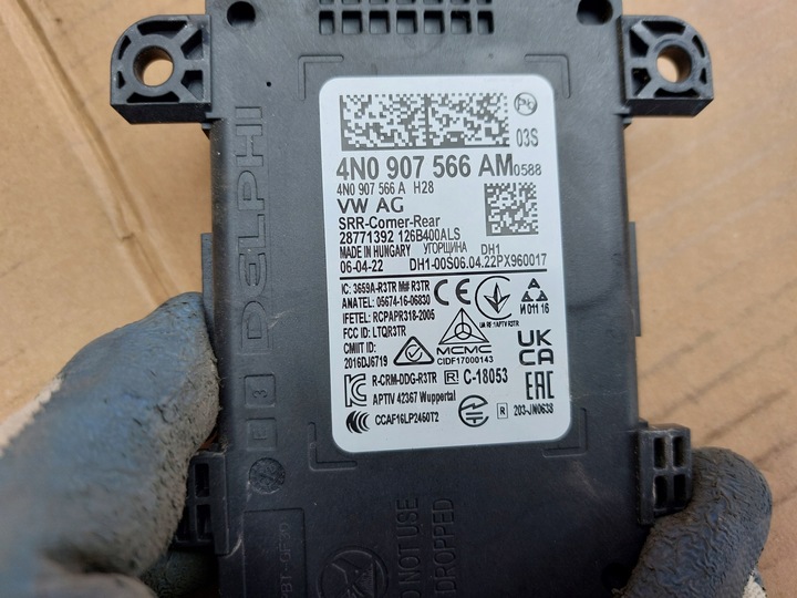 фото №7, Радар асистент зміни ременя руху сторона асистент 4n0907566am cayenne 9y0 22r