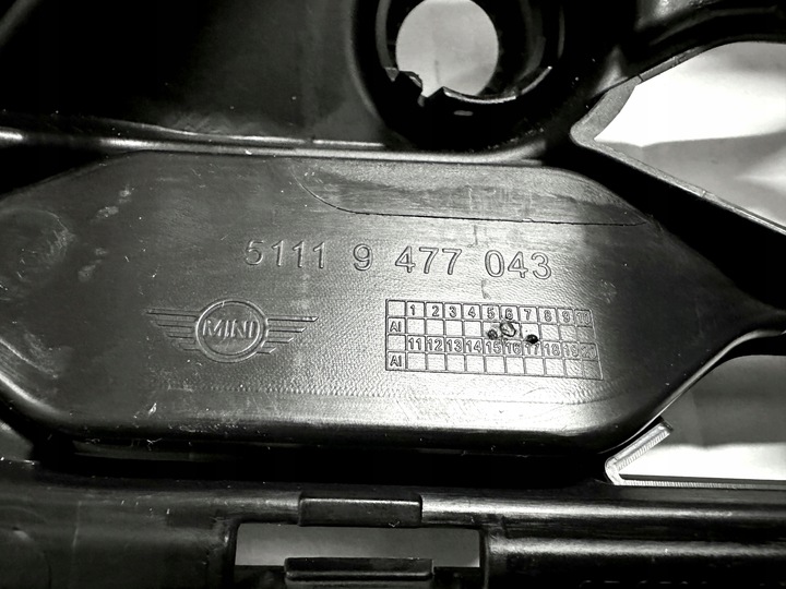 фото №9, Решітка бампера - mini f60 рестайлінг countryman jcw s - aso