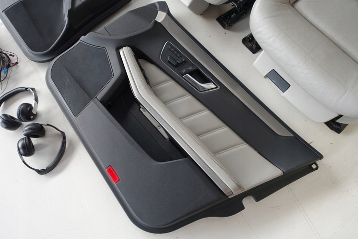 фото №14, Mercedes w212 dvd сидіння оббивка салон сидіння