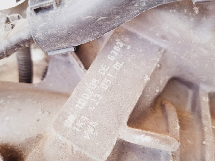 фото №9, Рулевая рейка молдинг рейка рулевая vw golf v 5 1k0 1k1423051bl