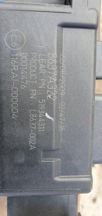 фото №6, Коробка предохранителей citroen c-crosser 8637a322